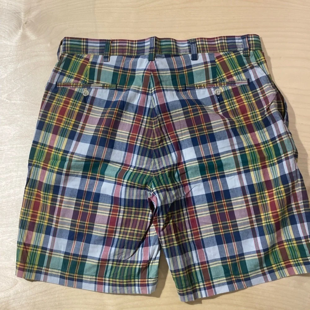 Polo by Ralph Lauren Men's Colorful Plaid Shorts 34 (OK)